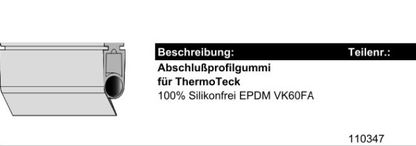 Bodendichtung Rolltor